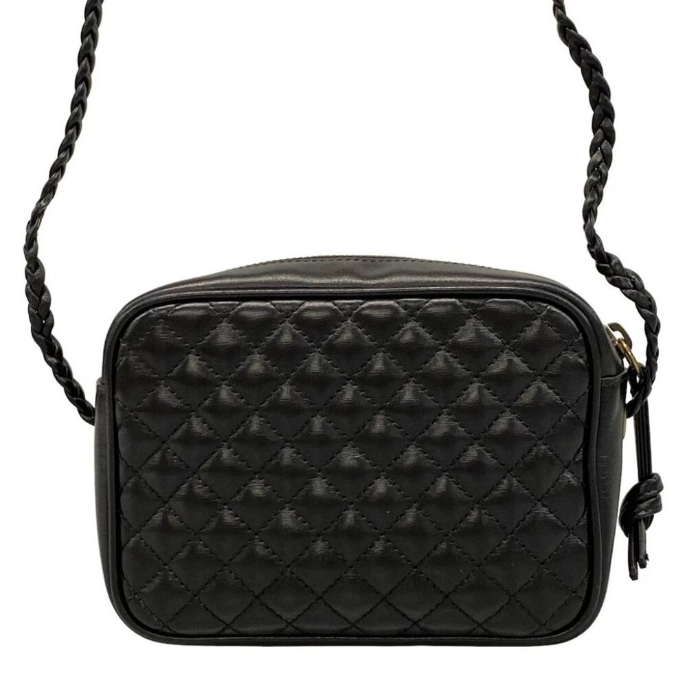 GUCCI GG Marmont/Sherry 536441 Black Green Red Leather Canvas Shoulder Bag - Picture 3 of 14